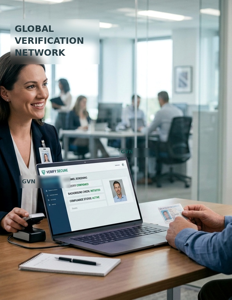 Professional verification meeting representing Global Verification Network